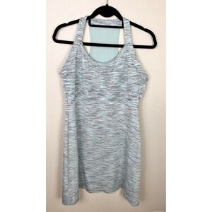 MPG Athleisure Dress XL Built In Bra Tennis Racerback‎ Teal Blue